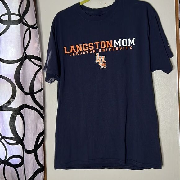 Langston University “Langston Mom” short sleeve, graphic, tee by Champion L - Picture 4 of 5